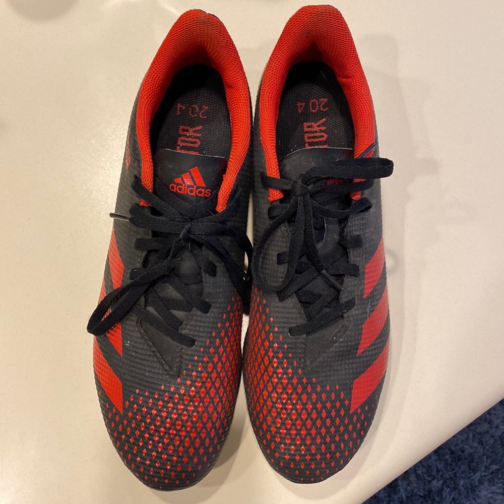 Adidas Predator 20.4 Flexible Ground Soccer Shoe Mens Black/Red